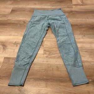 teal leggings